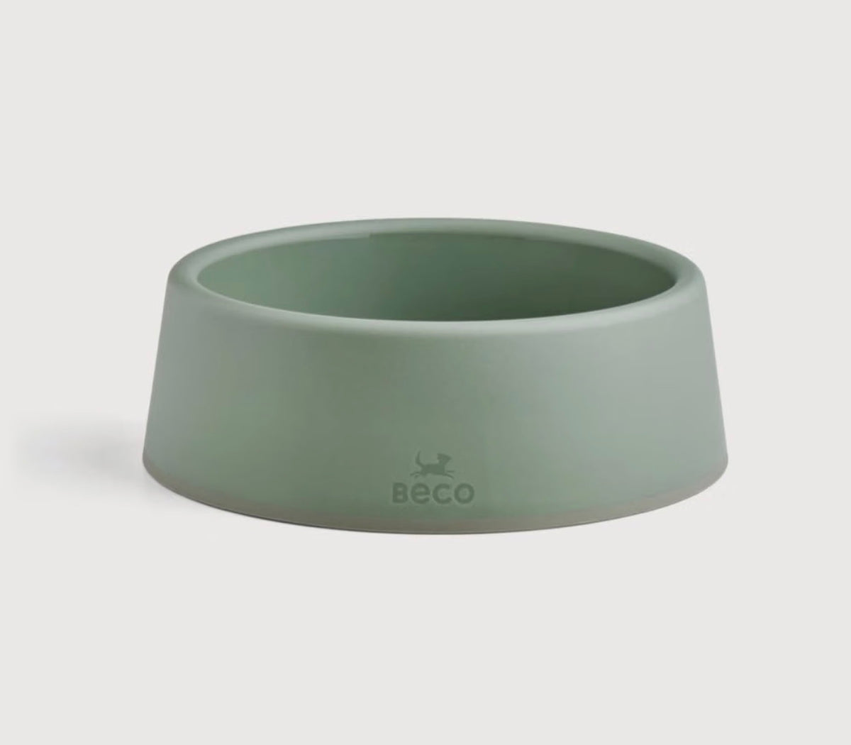 Beco Dog Bowl – Steady Food & Water Bowl, Recycled Plastic, Candy Pink, Small
