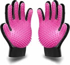 BYETOO Pet Grooming Gloves – 1 Pair Pink Deshedding & Massage Mitts for Dogs
